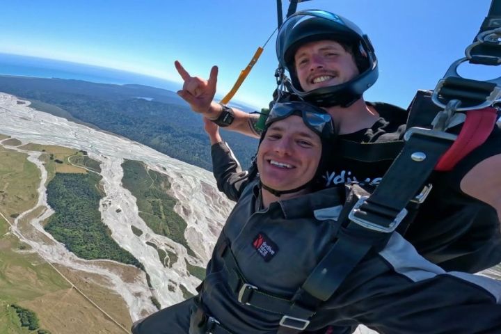 a person wearing a helmet