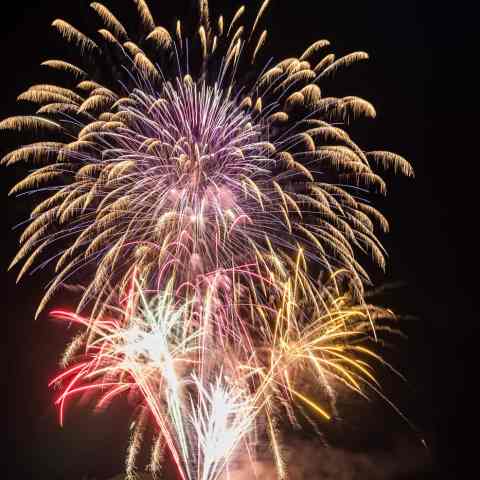 fireworks in the sky