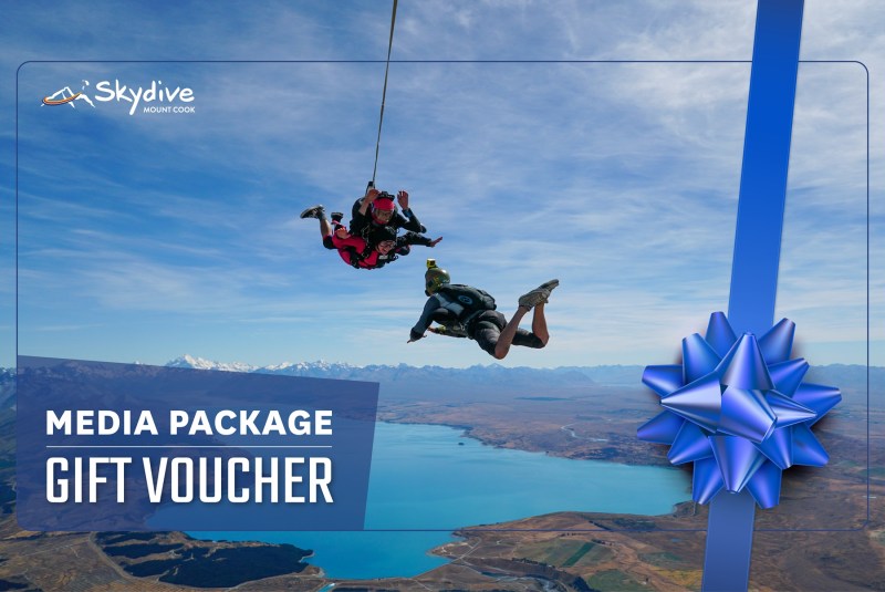 Skydive Mount Cook Media Gift Vouchers 2024